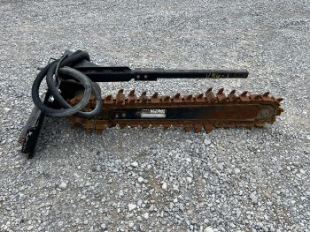 2016 Toro 48" x 6" Trencher Attachment with Shark Teeth Fits Mini Skid Steer - Image 9