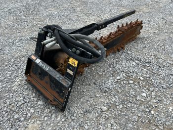 2016 Toro 48" x 6" Trencher Attachment with Shark Teeth Fits Mini Skid Steer - Image 10
