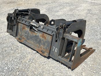2017 84” Paladin Bradco Heavy Duty Brush Root Grapple Attachment Fits Skid Steer - Image 8