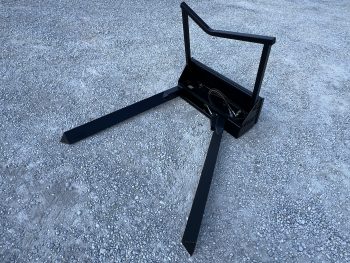 Hydraulic Nursery Jaws Tree Fork Attachment Fits Skid Steer Tractor Quick Attach - Image 2