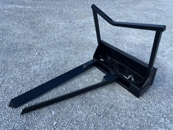 Hydraulic Nursery Jaws Tree Fork Attachment Fits Skid Steer Tractor Quick Attach