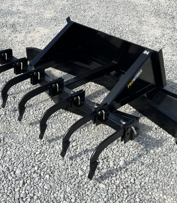 84" Leveling Spreader Grading Bar Plane with Rippers Attachment Fits Skid Steer