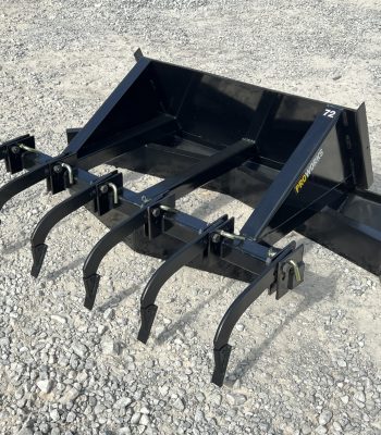 72" Leveling Spreader Grading Bar Plane with Rippers Attachment Fits Skid Steer