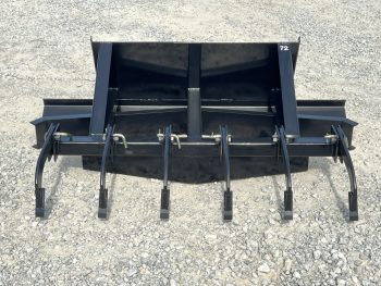 84" Leveling Spreader Grading Bar Plane with Rippers Attachment Fits Skid Steer - Image 2