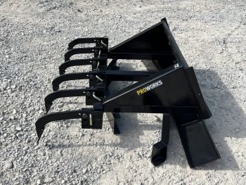84" Leveling Spreader Grading Bar Plane with Rippers Attachment Fits Skid Steer - Image 5