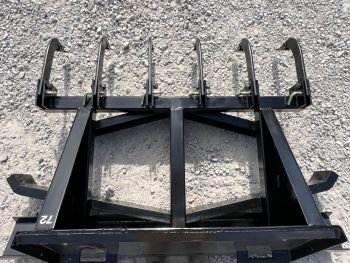 84" Leveling Spreader Grading Bar Plane with Rippers Attachment Fits Skid Steer - Image 6