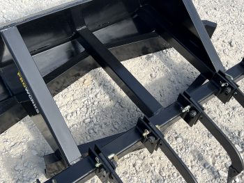 72" Leveling Spreader Grading Bar Plane with Rippers Attachment Fits Skid Steer - Image 7