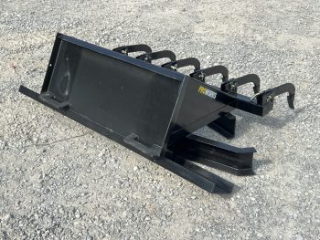 84" Leveling Spreader Grading Bar Plane with Rippers Attachment Fits Skid Steer - Image 11