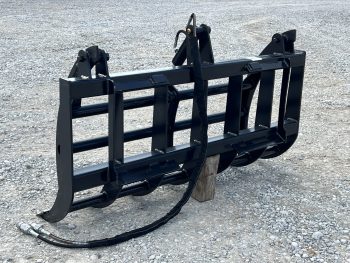 60" Compact Tractor Root Rake Clam Grapple Attachment Fits Skid Steer Quick Attach - Image 7