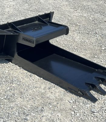 Concrete Claw Slab Bucket Attachment with Teeth Fits Skid Steer Quick Attach