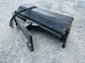 60” Manual Angle Sweeper Broom Attachment Fits Skid Steer Loader Quick Attach - Image 5