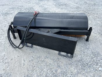 60” Manual Angle Sweeper Broom Attachment Fits Skid Steer Loader Quick Attach - Image 6