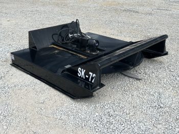 72" Brush Cutter Rotary Mower Attachment Fits Skid Steer Quick Attach
