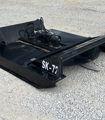 72" Brush Cutter Rotary Mower Attachment Fits Skid Steer Quick Attach
