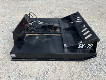 72" Brush Cutter Rotary Mower Attachment Fits Skid Steer Quick Attach - Image 4