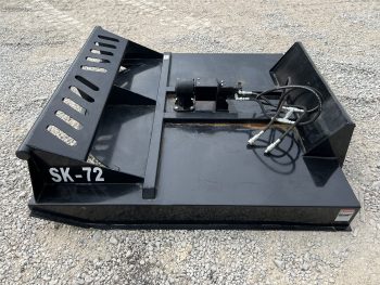 72" Brush Cutter Rotary Mower Attachment Fits Skid Steer Quick Attach - Image 8