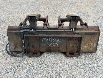 2017 Bobcat 74" Solid Bottom Industrial Scrap Grapple Attachment Fits Skid Steer - Image 6