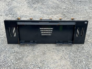 66" Rock Skeleton Bucket Attachment With Teeth Fits Skid Steer Tractor Loader - Image 6