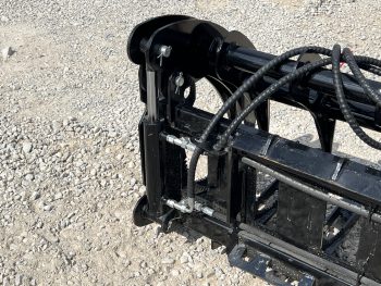 72" Root Rake Clam Grapple With Teeth Attachment Fits Skid Steer Quick Attach - Image 12
