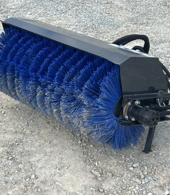 48" Hydraulic Angle Sweeper Broom Attachment Fits Mini Skid Steer Toro Vermeer