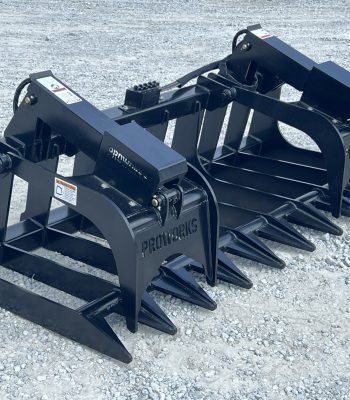 84″ Extreme Duty Root Rake Grapple Attachment Fits Skid Steer Quick Attach