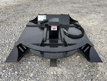 78" High Flow Direct Drive 3 Blade Brush Cutter With Mulching Teeth Attachment Fits Skid Steer - Image 2