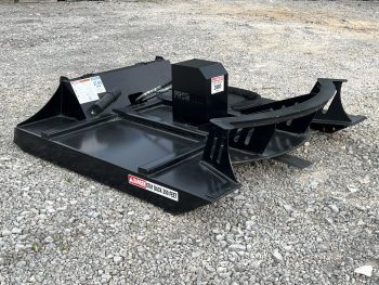 78" High Flow Direct Drive 3 Blade Brush Cutter With Mulching Teeth Attachment Fits Skid Steer - Image 3