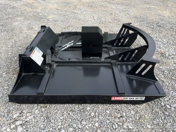 78" High Flow Direct Drive 3 Blade Brush Cutter With Mulching Teeth Attachment Fits Skid Steer - Image 4