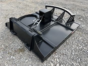 78" High Flow Direct Drive 3 Blade Brush Cutter With Mulching Teeth Attachment Fits Skid Steer - Image 5