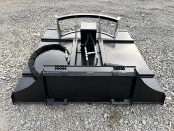 78" High Flow Direct Drive 3 Blade Brush Cutter With Mulching Teeth Attachment Fits Skid Steer - Image 6