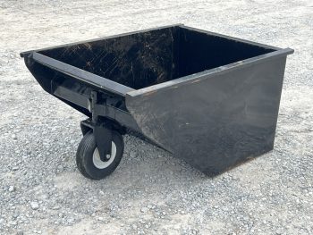 Wheel Barrow Dumping Hopper Bucket Attachment Fits Mini Skid Steer