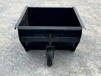 Wheel Barrow Dumping Hopper Bucket Attachment Fits Mini Skid Steer - Image 2
