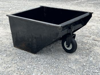 Wheel Barrow Dumping Hopper Bucket Attachment Fits Mini Skid Steer - Image 3