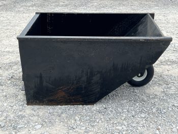 Wheel Barrow Dumping Hopper Bucket Attachment Fits Mini Skid Steer - Image 4