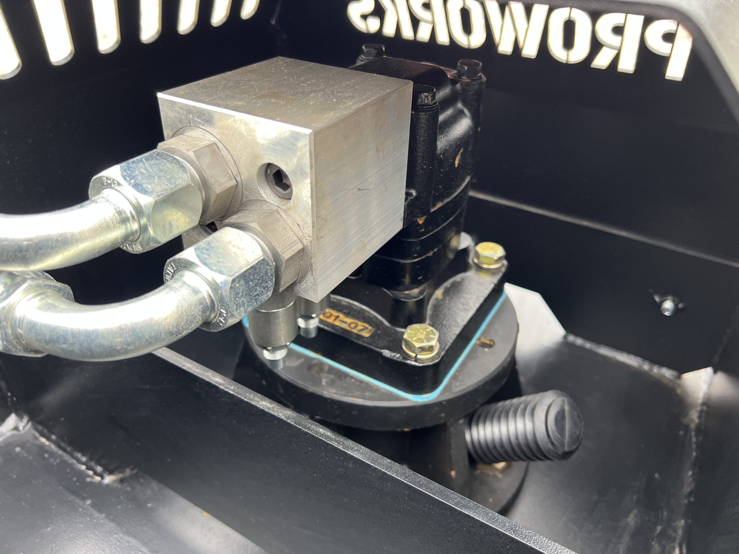 PROWORKS Closed Front 42” Brush Cutter Rotary Mower Bobcat MT100 MT85 S70 Mini Skid Steer - Image 11