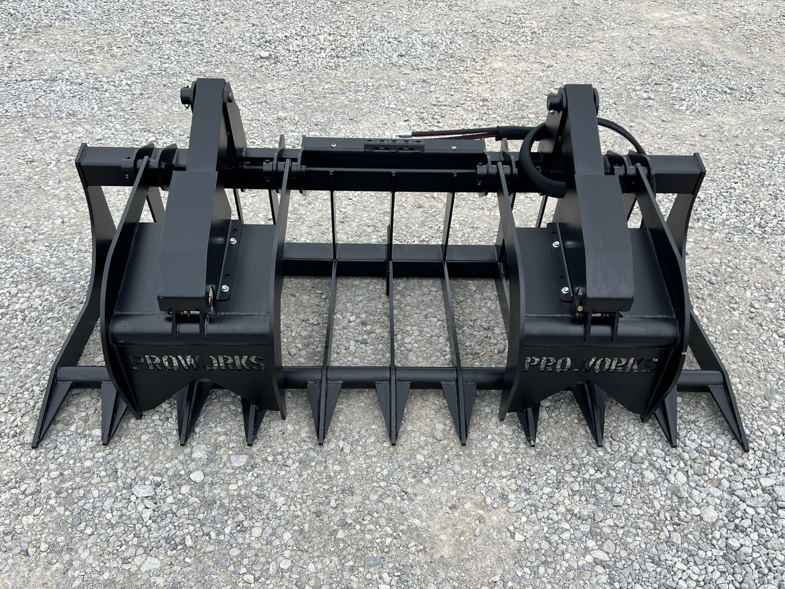 84″ Extreme Duty Root Rake Grapple Attachment Fits Skid Steer Quick Attach - Image 3