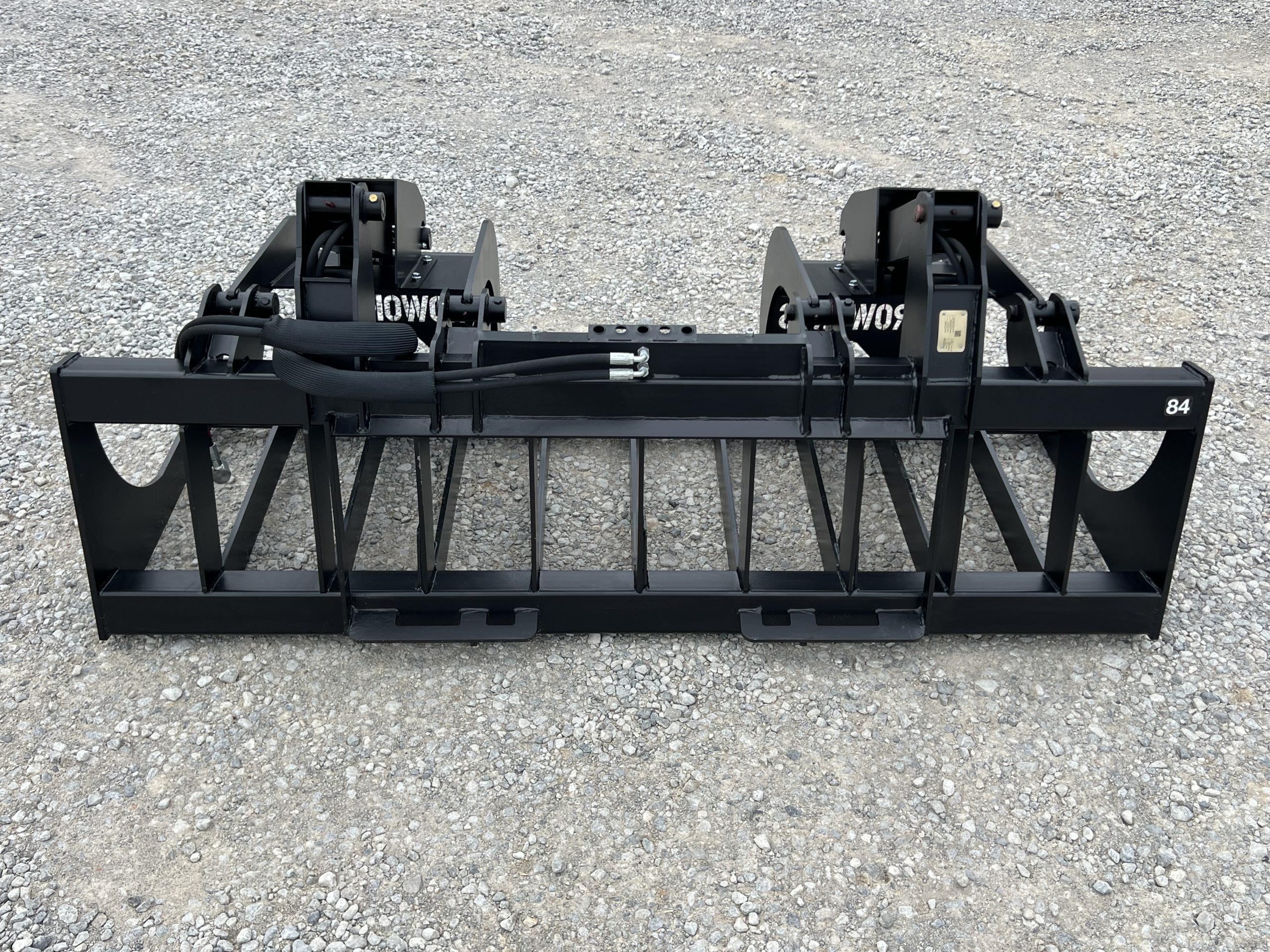 84″ Extreme Duty Root Rake Grapple Attachment Fits Skid Steer Quick Attach - Image 7