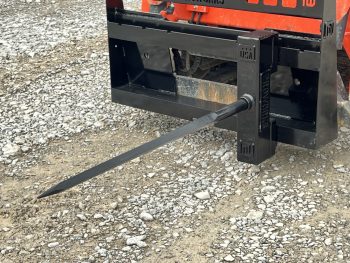 49" Hay Bale Spear Attachment Fits Class II ITA Pallet Fork Frame Carriage - Image 2