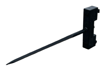 49" Hay Bale Spear Attachment Fits Class II ITA Pallet Fork Frame Carriage