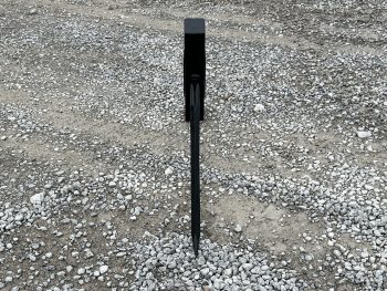 49" Hay Bale Spear Attachment Fits Class II ITA Pallet Fork Frame Carriage - Image 6