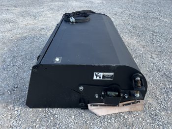 68" Hydraulic Box Pick Up Sweeper Broom Attachment Fits Skid Steer Quick Attach - Image 4