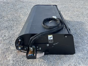 68" Hydraulic Box Pick Up Sweeper Broom Attachment Fits Skid Steer Quick Attach - Image 8