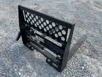 48" Hydraulic Pallet Forks Fork Positioner Fits Skid Steer Tractor Quick Attach - Image 5