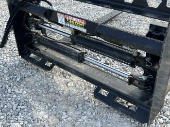 48" Hydraulic Pallet Forks Fork Positioner Fits Skid Steer Tractor Quick Attach - Image 10