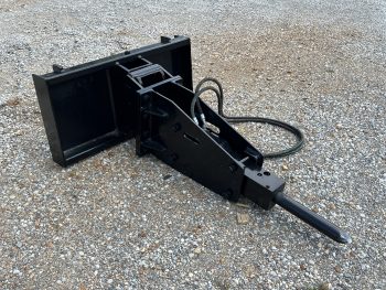 2017 Okada ORV550 Hydraulic Concrete Breaker Hammer Attachment Fits Skid Steer - Image 3