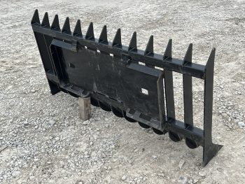 70" Brush Root Debris Rake Attachment Fits Universal Skid Steer Quick Attach - Image 5