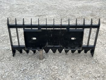 70" Brush Root Debris Rake Attachment Fits Universal Skid Steer Quick Attach - Image 6