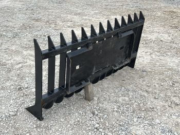 70" Brush Root Debris Rake Attachment Fits Universal Skid Steer Quick Attach - Image 7