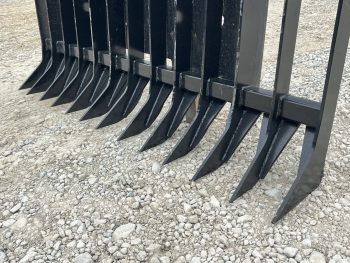 70" Brush Root Debris Rake Attachment Fits Universal Skid Steer Quick Attach - Image 9