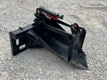 Stump Bucket Digging Spade Grapple Attachment Fits Skid Steer Tractor Loader - Image 3